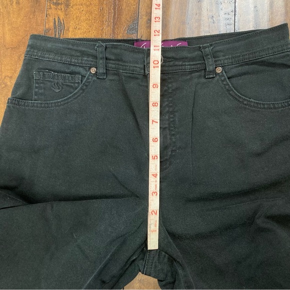 GLORIA VANDERBILT Women’s Black Denim Jeans Size 8 Average Stretch - Picture 5 of 11